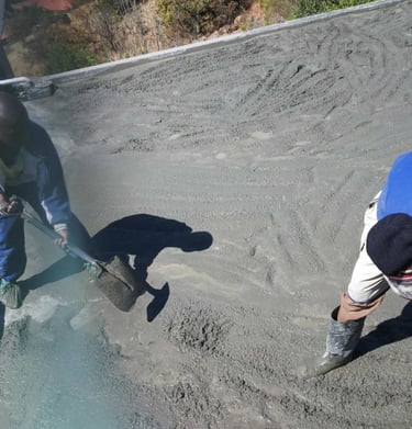 Slab waterproofing project in Roodepoort by Environmental Pro Construction