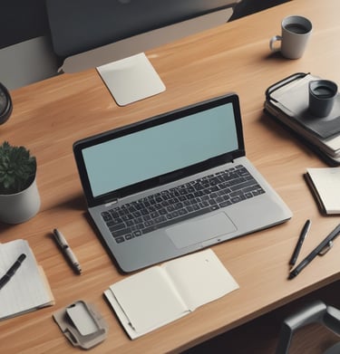 The image depicts a close-up view of an industrial structure made of metal, with various cables and components attached to it. In the foreground, there is portable equipment with an Atlas Copco label for rental services. The sky appears partly cloudy with a mix of light and darker clouds.
