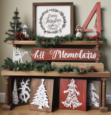 A cozy workspace with jars of paintbrushes, scissors, and colorful yarn ready for crafting.