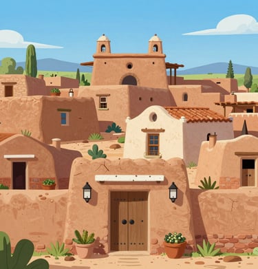 Distant view of a quiet campground with subtle hints of unusual activity blending into the landscape.