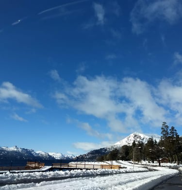 Invierno Villa Traful - Pueblo nevado