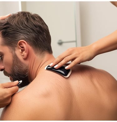 Depilação masculina indolor