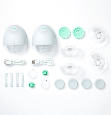 Elvie Pump dubbele electrische borstkolf alle onderdelen