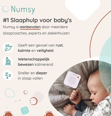 Witte Numsy Original white noise machine slaaphulp