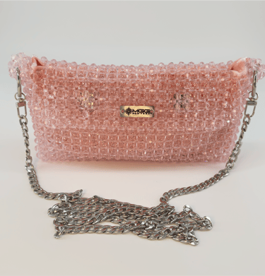 MGG New York luxury Polaris handbag finished in pink