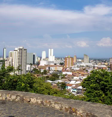 vista desde barrio san Antonio Cali
