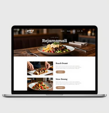 A contact page design emphasizing simplicity and clear call-to-action buttons.