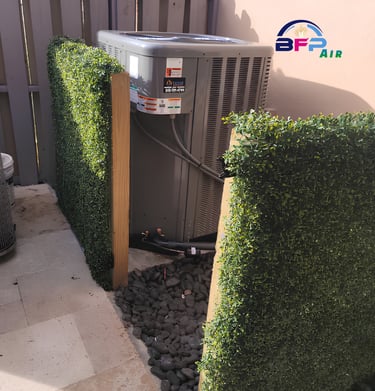new AC unit install Parkland
