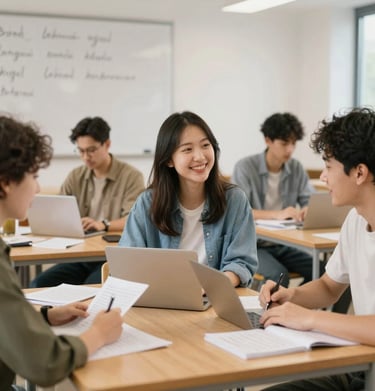 Exterior view of the academy building located centrally in Nürnberg.