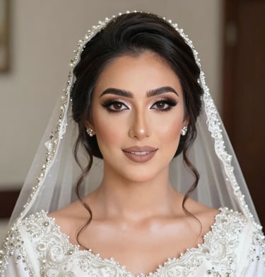 A cozy corner of the salon with plush seating and warm, inviting lighting.