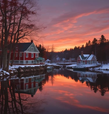 Interior shot of a cozy living room with warm natural light and tasteful decor.