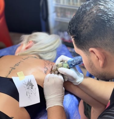 Tattoo services in Hurghada – fine line tattoo”