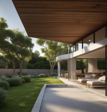 An airy bedroom with soft linens in beige and dusty pink, bathed in natural sunlight.
