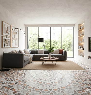 Diseño de suelo porcelánico