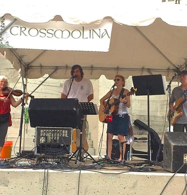 Crossmolina Band performing at the Rochester, NY Irish Festival