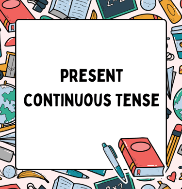 Present continuous worksheets and exercises