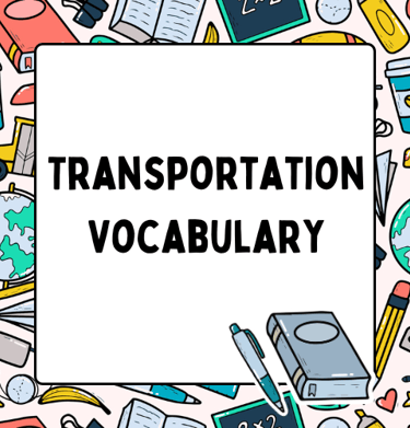 Transportation Vocabulary