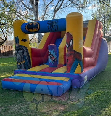 Castillo hinchable para alquiler en Madrid y Toledo