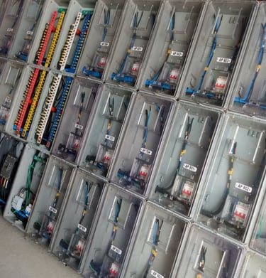 painel rge, painel ceee equatorial, painel de luz