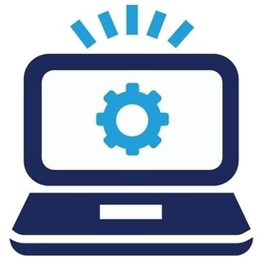 Ikon-blå-dator-symboliserar-data-flytt