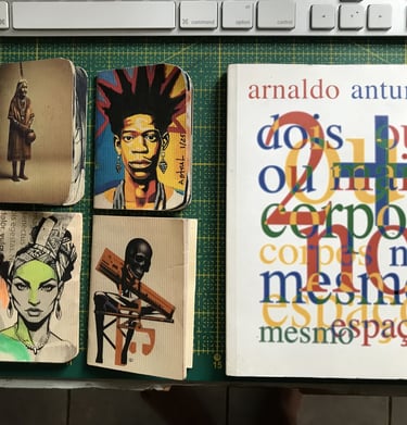 Livro de artista: estudos visuais.