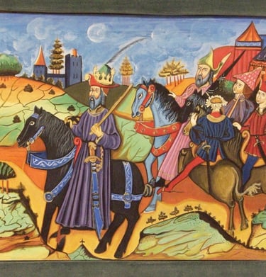 Caballero Zifar. 57 x 60 cm. 1000 euros