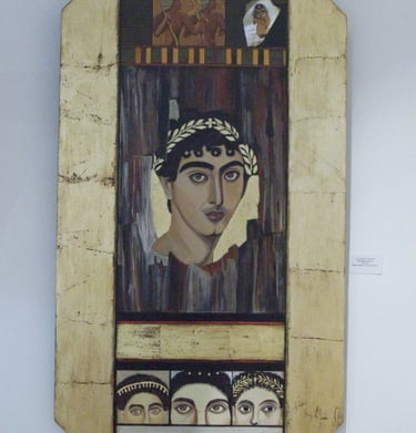 Enigmático Fayum. 99x54 cm. 3000 euros.