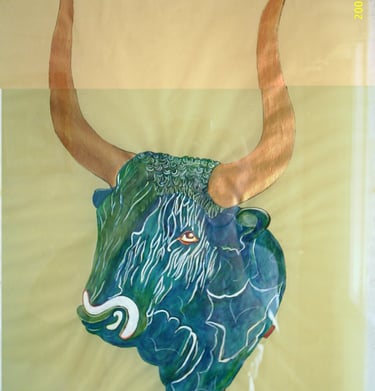 Toro minoico. 58 x 70. 1250 euros