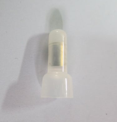 white and transparent closed-end wire connector for all V-0 and V-2 flame grade