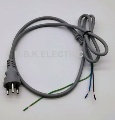 3pin Thailand plug cord for all appliance sector