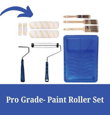 a set of tools for painting and decor