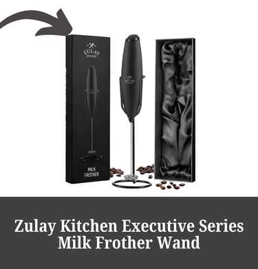 Zulay Kitchen Executive Series Milk Frother Wand