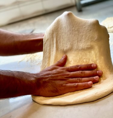 Pizza catering action