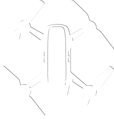 Vector Icon of a drone 