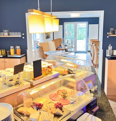 Hotel DunenNest - Frühstücksbüffet, Käseplatte, Aufschnitt