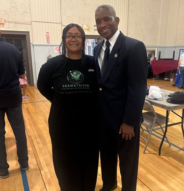  365 We Thrive and Alderman David Moore at Restorative Justice Event in Englewood