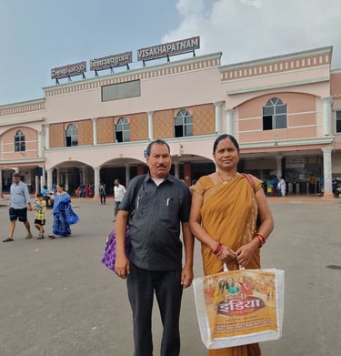 Manihar singh nirala with his wife