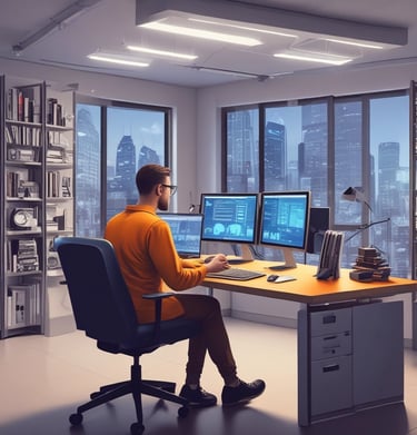 man in white and red plaid dress shirt