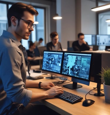 man wearing Henley top portrait