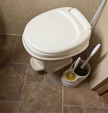RV toilet repair