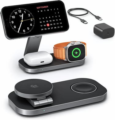Qi2 25W Certified Magnetic Wireless Charging Station