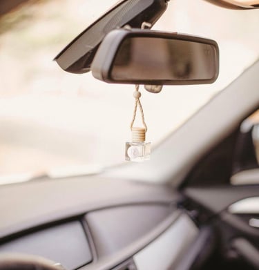 Aromatizado de auto/ropero en situación de uso