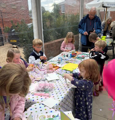 Crafting session at Marlborough LitFest