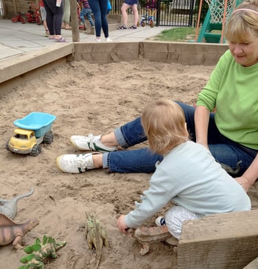 Stay and Play session for members with story and playtime