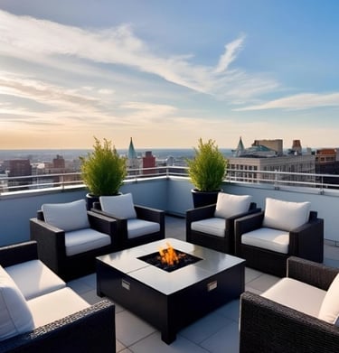 Rooftop Terrace with 360-degree views