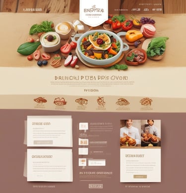A creative digital marketing campaign display.
