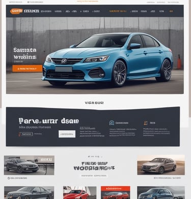 A creative digital marketing campaign display.