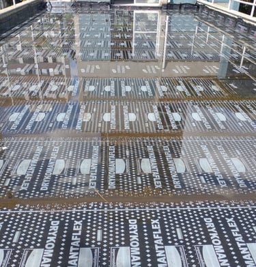 a metal structure with a lot of metal mesh