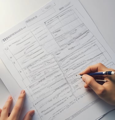 a notepad with the words, the risk is not calculated for any