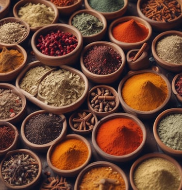 An assortment of Indian sweets in decorative boxes.
